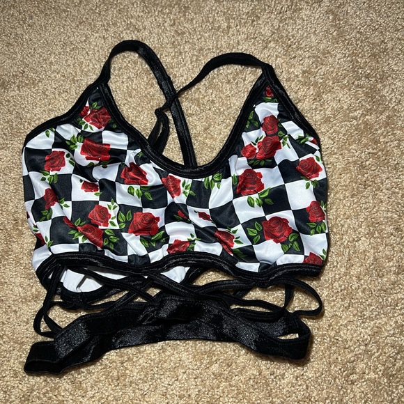 Bodyrage Other - Rose Checkered Women's Bralette